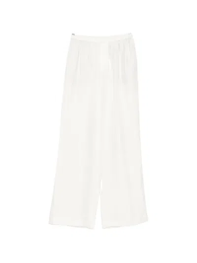 Rohe Silk Trousers In White