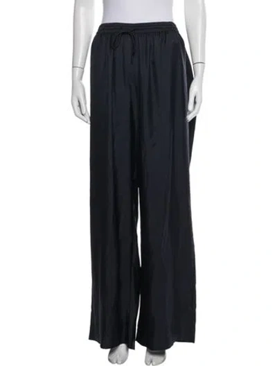 Pre-owned Rohe Silk Wide Leg Pants W/ Tags In Blue