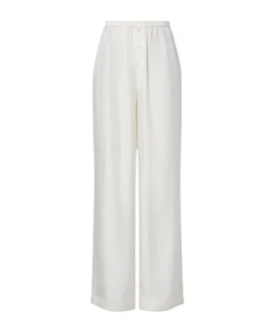 Rohe Silk Wide-leg Pants In White