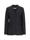 Rohe Róhe Róhe Single-breasted Blazer In Black In Black  
