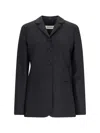 Rohe Róhe Róhe Single-breasted Blazer In Black In Black