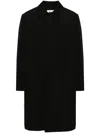 Rohe Single-breasted Coat In Black