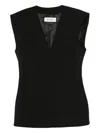 Rohe Single Button Waist Coat In Black