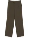 Rohe Single-pleated Trousers In 264earth
