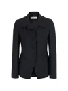 Róhe Single-breasted Buttoned Blazer In Multi