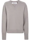 Rohe Sleeve Wrap Jumper In Gray
