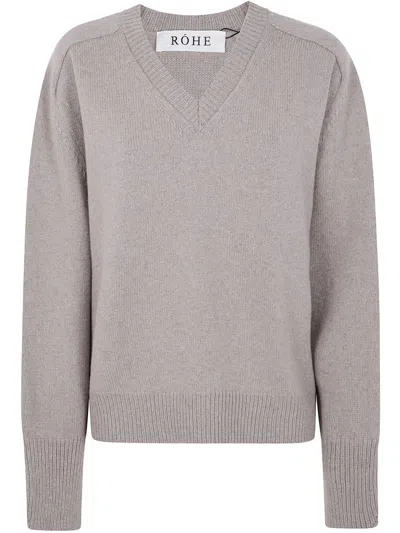 Rohe Sleeve Wrap Jumper Clothing In Grey