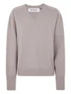 Rohe Sleeve Wrap Jumper In Gray