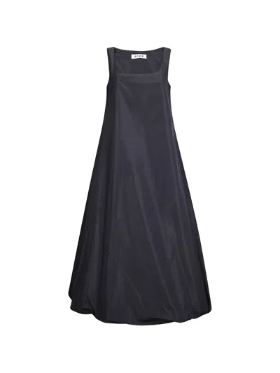Rohe Sleeveless A-line Midi Dress In Black