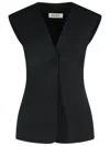 Rohe Róhe Sleeveless Blouse In Black