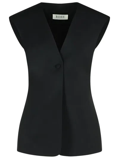 Rohe Róhe Sleeveless Blouse In Black