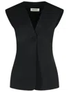Rohe Róhe Sleeveless Blouse In Black