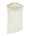 Rohe Róhe Cream Viscose Blend Tank Top In White