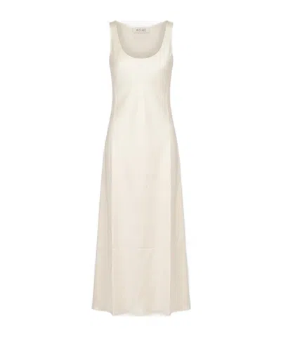 Rohe Scoop-neck Satin Maxi Dress In Neutral
