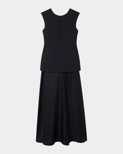 ROHE SLEEVELESS OPEN BACK DRESS