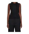 Rohe Sleeveless T-shirt In Black