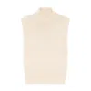 Rohe Sleeveless Turtleneck In Cream