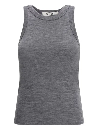 ROHE SLEEVELESS WOOL TOP