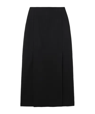 Rohe Slit-detail Skirt In Black