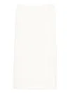 Rohe Slit-detail Skirt In White