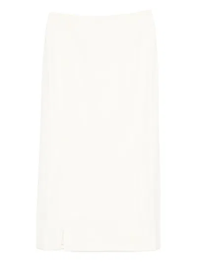 Rohe Slit-detail Skirt In White