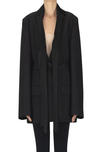 Rohe Smoking Style Blazer In Black