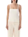 ROHE RÓHE SQUARED SHAPED KNITTED TANK TOP