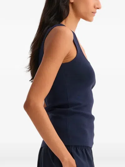 Rohe Square-neck Sleeveless Top In Blue