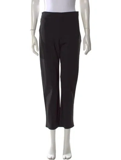 Pre-owned Rohe Straight Leg Pants In Black