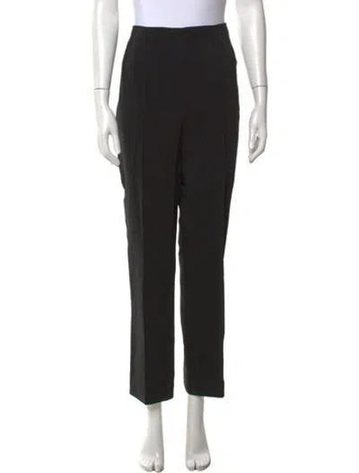 Pre-owned Rohe Straight Leg Pants In Black