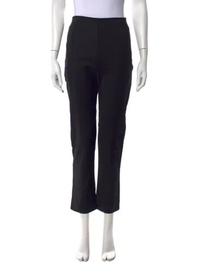 Pre-owned Rohe Straight Leg Pants In Black