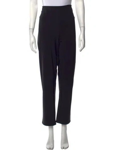 Pre-owned Rohe Straight Leg Pants In Black