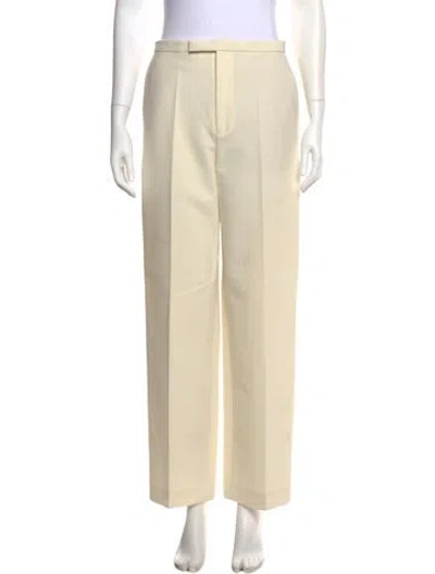 Pre-owned Rohe Straight Leg Pants In Neutral