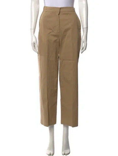 Pre-owned Rohe Straight Leg Pants In Neutrals