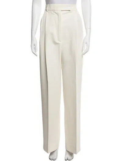 Pre-owned Rohe Straight Leg Pants In Neutrals