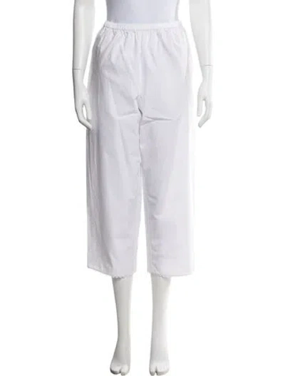 Pre-owned Rohe Straight Leg Pants In White