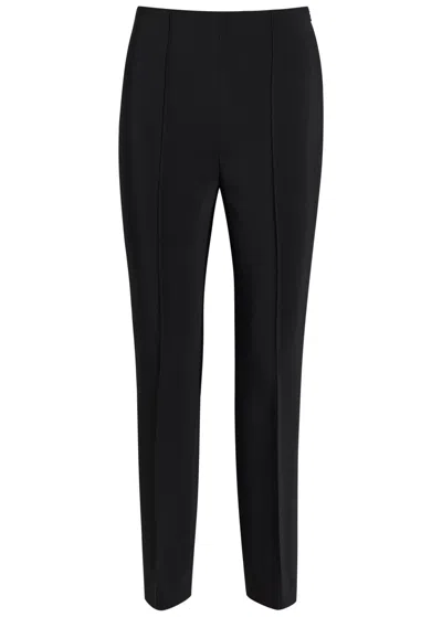 Rohe Straight-leg Stretch-crepe Trousers In Black