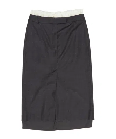 Rohe Straight-cut Skirt In Black