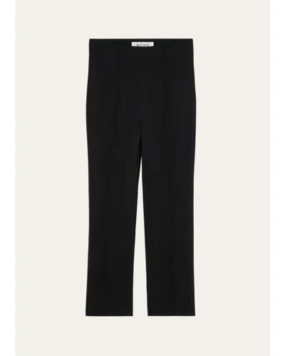 Rohe Straight-leg Ankle Cigarette Trousers In Black