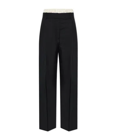 Rohe Straight-leg Casual Pants In Black