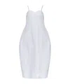 Rohe Bustier Voluminous Maxi Dress In White