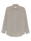 Rohe Striped Button-down Shirt In Gray