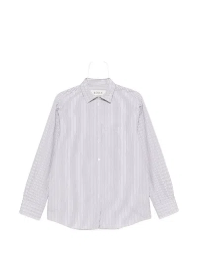 Rohe Striped Cotton Shirt In Multi