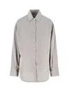 Rohe Striped Shirt In Gray
