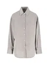 Rohe Striped Shirt In Gray