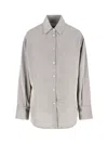 Rohe Striped Shirt In Gray