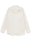 Rohe Gestreiftes Hemd In Nude