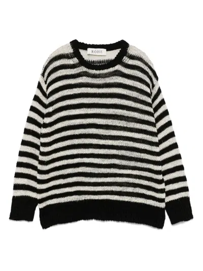 ROHE STRIPED SWEATER