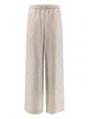 Rohe Striped Trousers In Gray