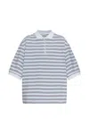 Rohe Striped-pattern Buttoned Polo Shirt In Multi